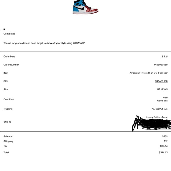 “Out with the old in with the New Savings

Air Jordan 1 From Chi to UNC - Picture 2 of 16